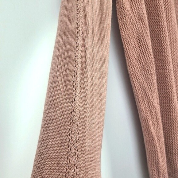 August Silk Womens Open Knit Drape Front Viscose Cardigan Size M - Picture 7 of 15